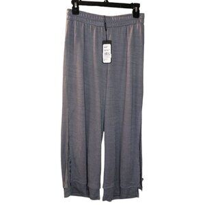 NWT Piccadilly Women's Flowy Wrap Pebble Gray Pants Size Small
